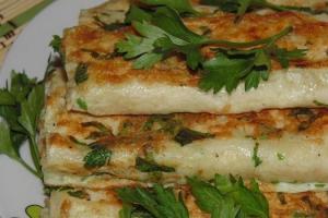 Lavash with stewed vegetables