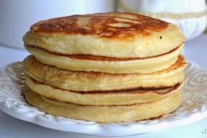 Sour cream dough for pancakes